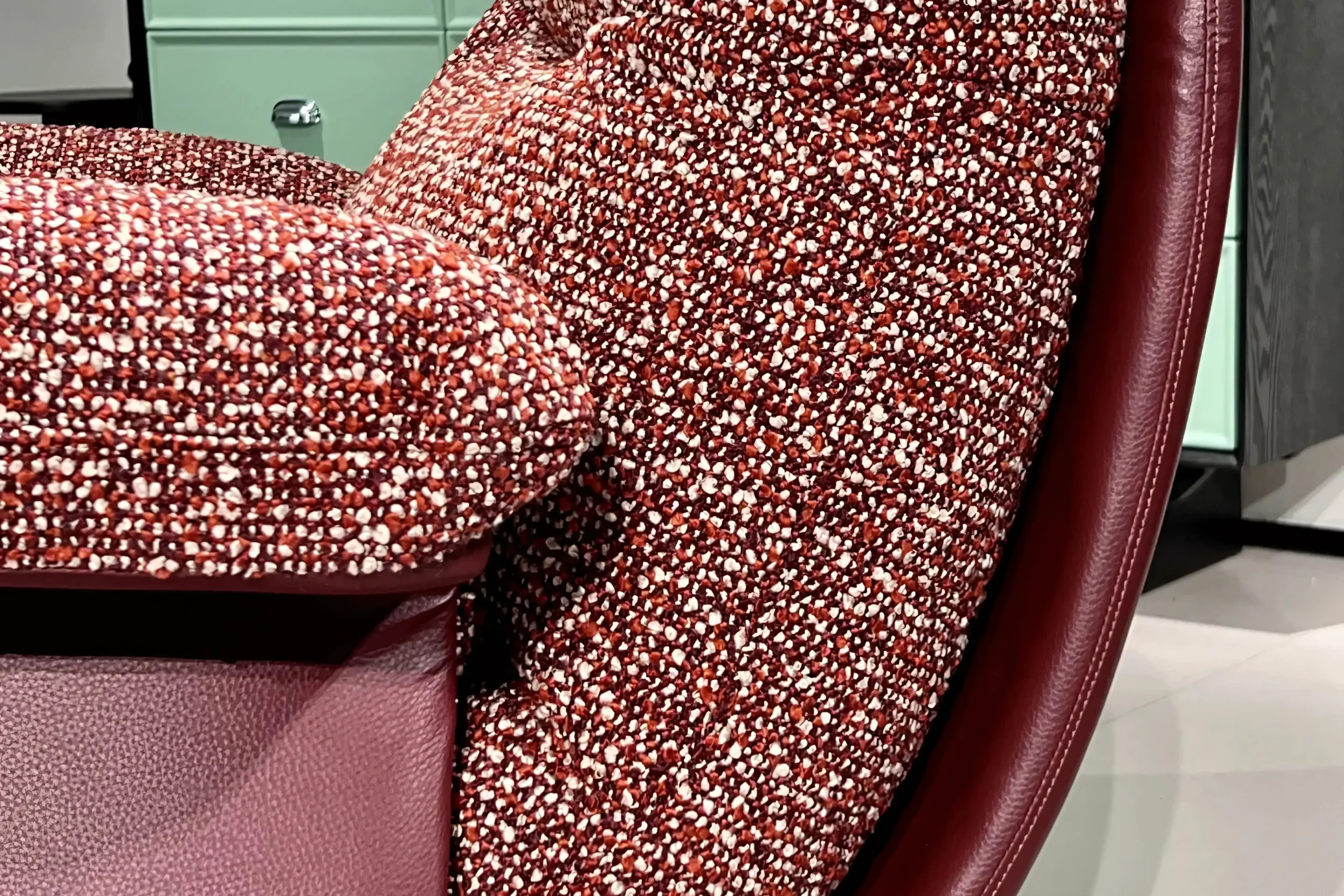 JS-L001 modern swivel lounge chair and ottoman (2-1)