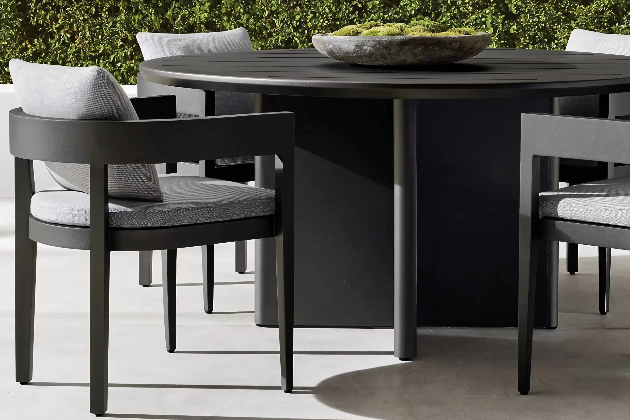 JS-OD0158 Dining Arm Chair Outdoor Restaurant Furniture (3-1)