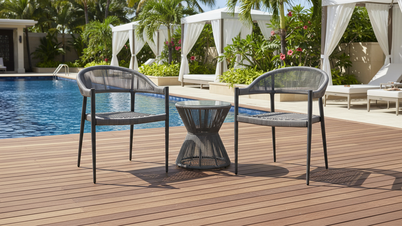 JS-OD0518 Hotel Poolside Dining