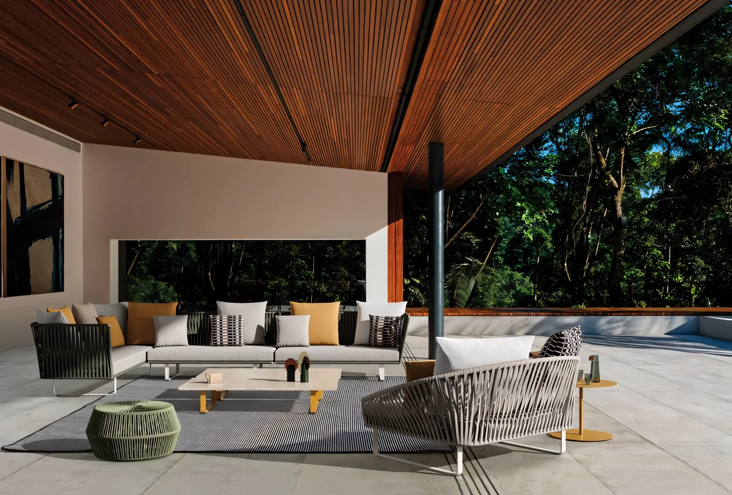 JS-OGS0016 Beach Rattan Sofa Furniture (5)