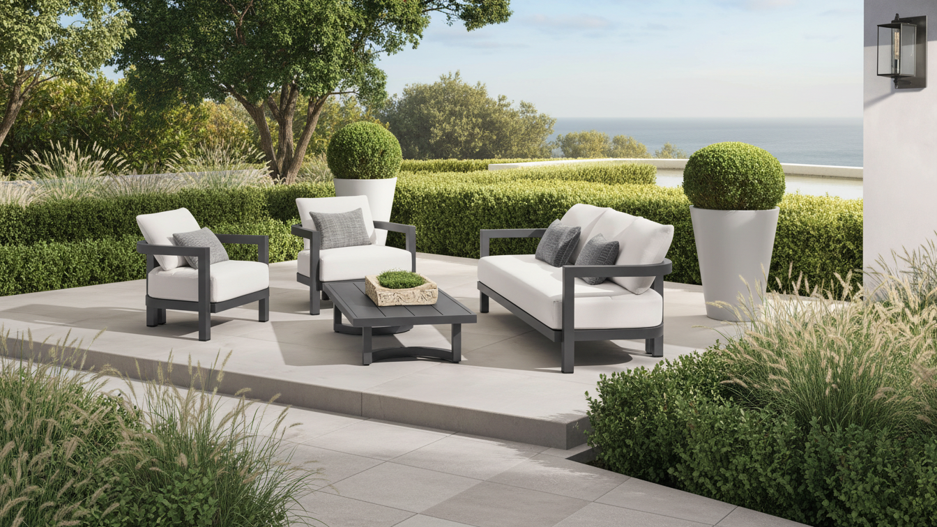 JS-OGS0156 Manicured Garden Patio