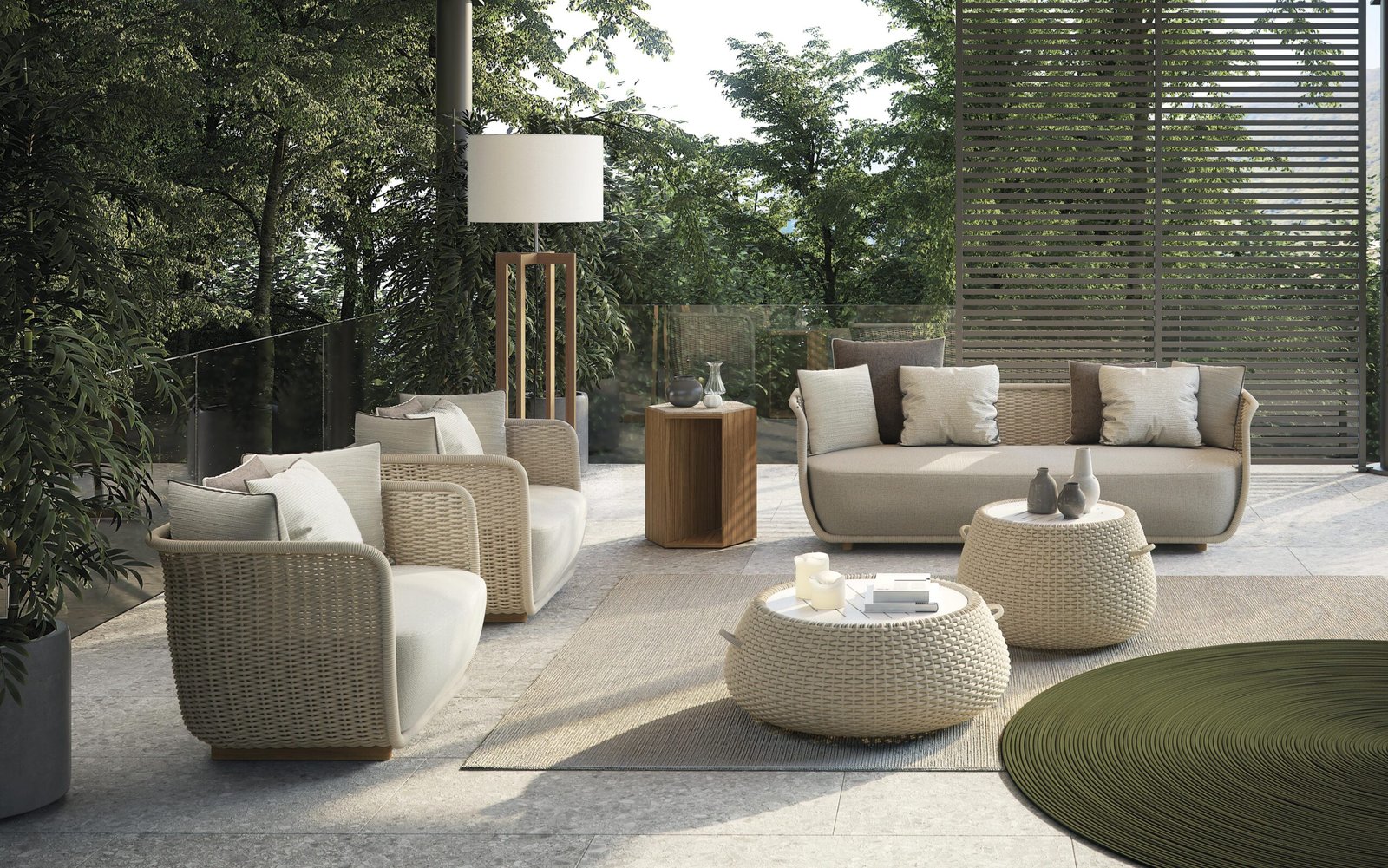 JS-OGS0298 Villa Outdoor Leisure Sofa (4)