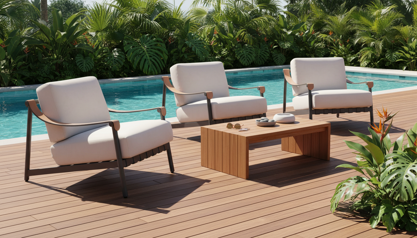 JS-PLC0829 High-End Hotel Poolside