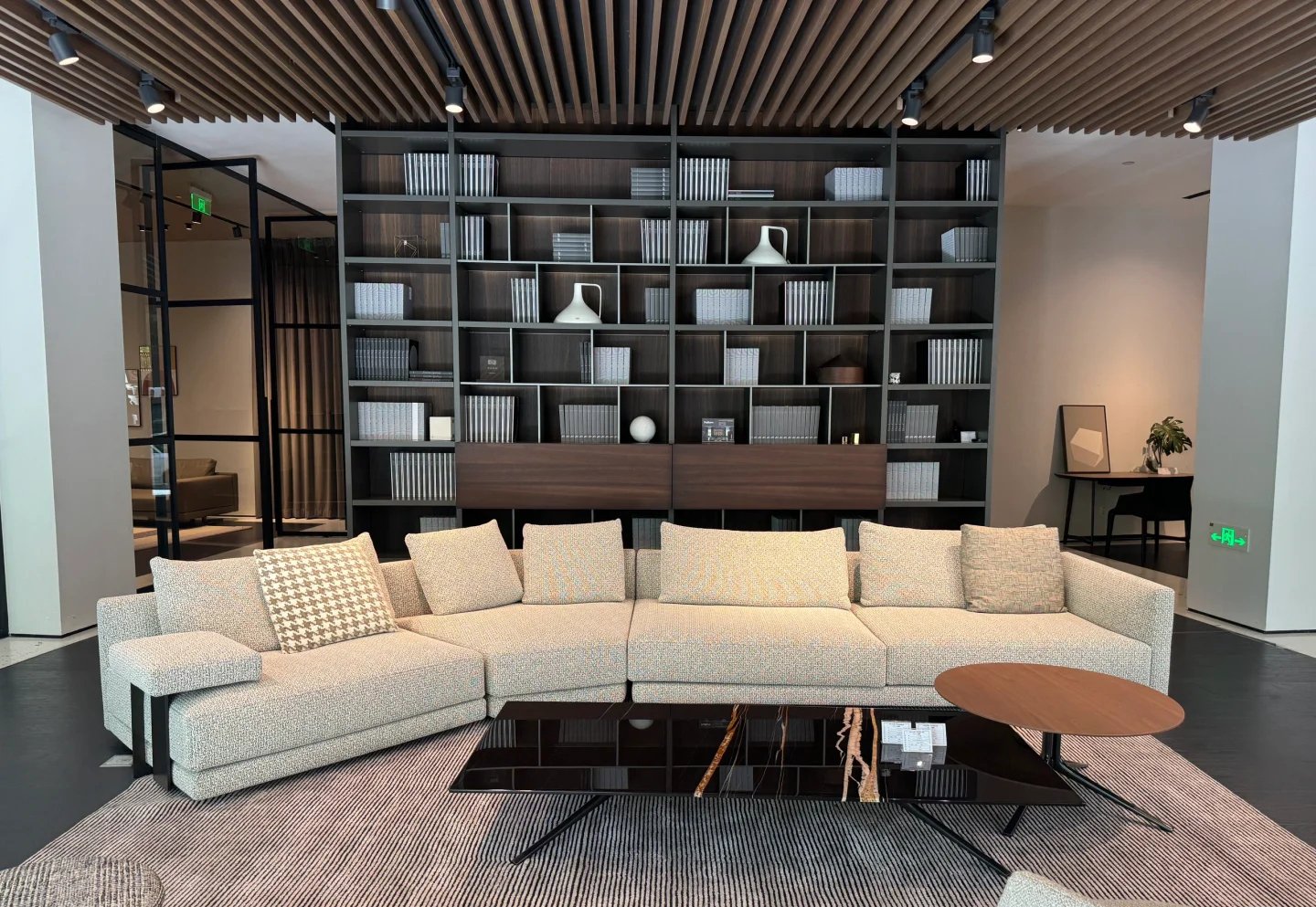 JS-S008 BRISTOL Corner fabric sofa (2)