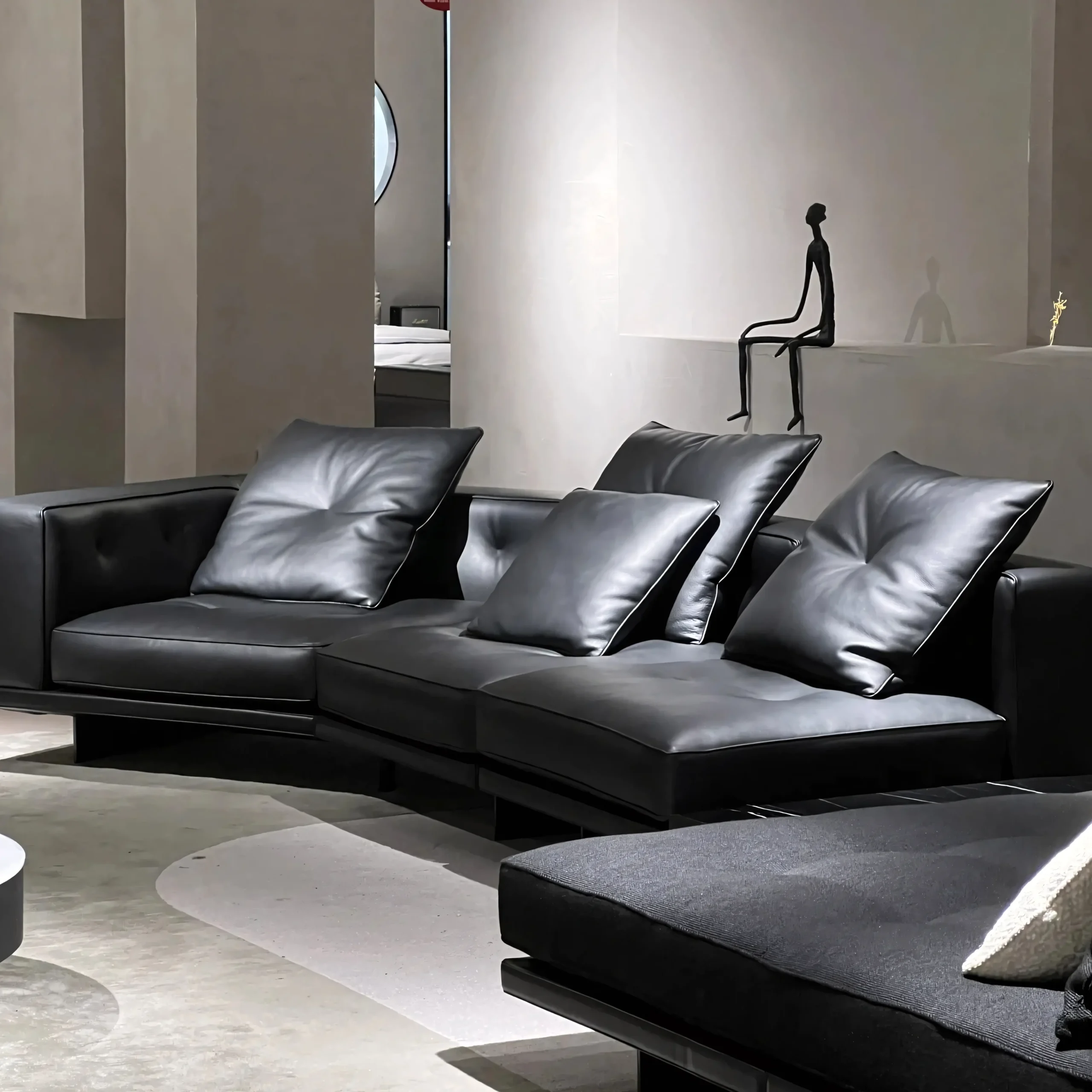 Contemporary Floating-Base Modular Sofa System - Image 3