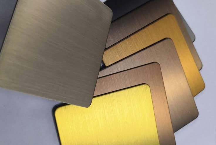 Brushed Titanium Gold