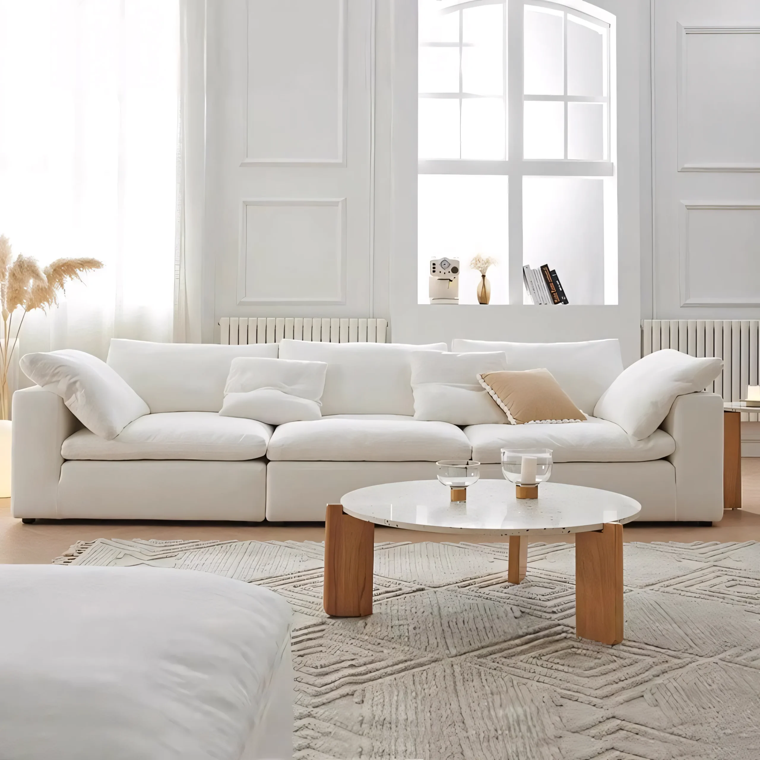 Cloud-Like Plush Modular Sectional Sofa - Image 5
