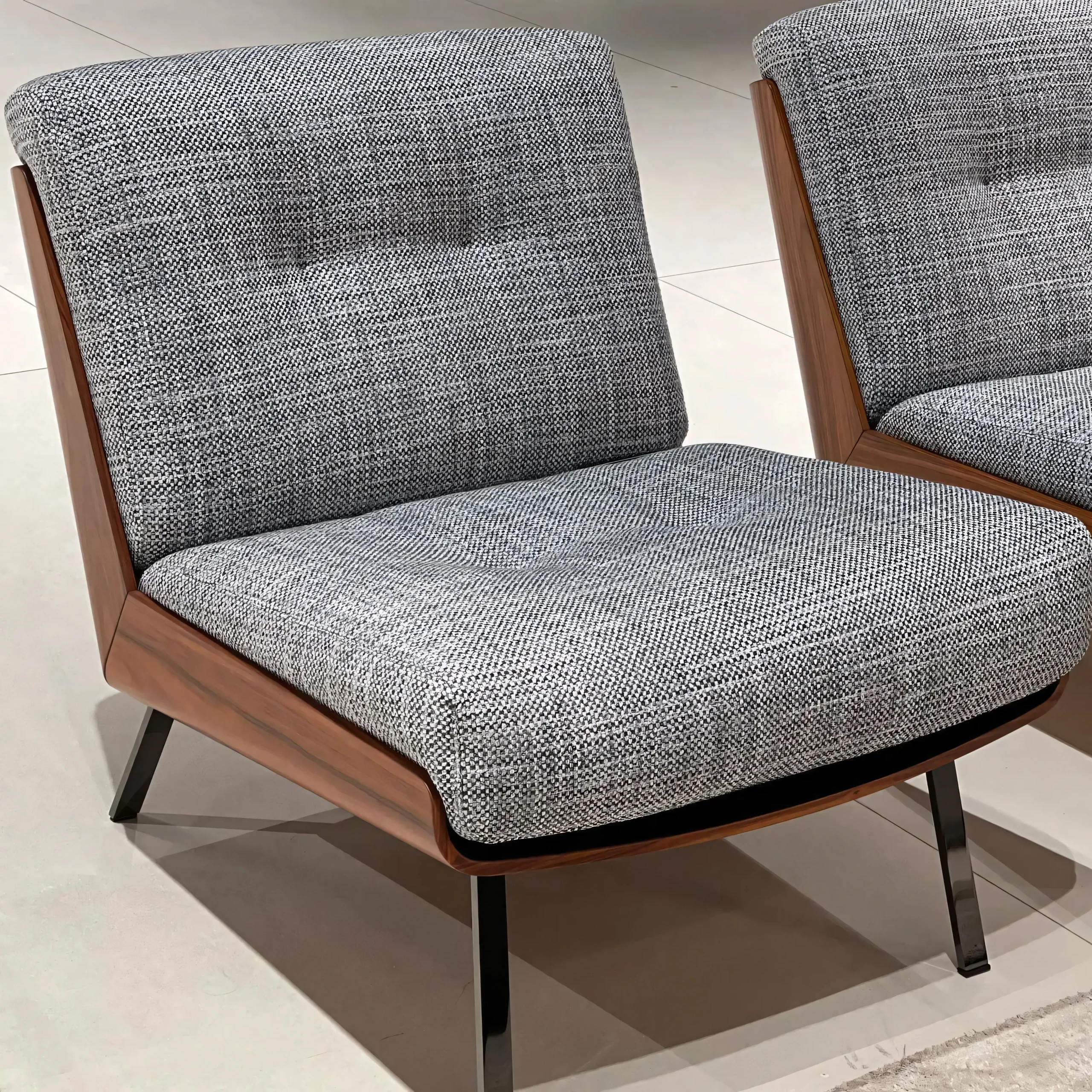 Mid-Century Modern Brazilian Style Deep Seating Armchair - Image 2