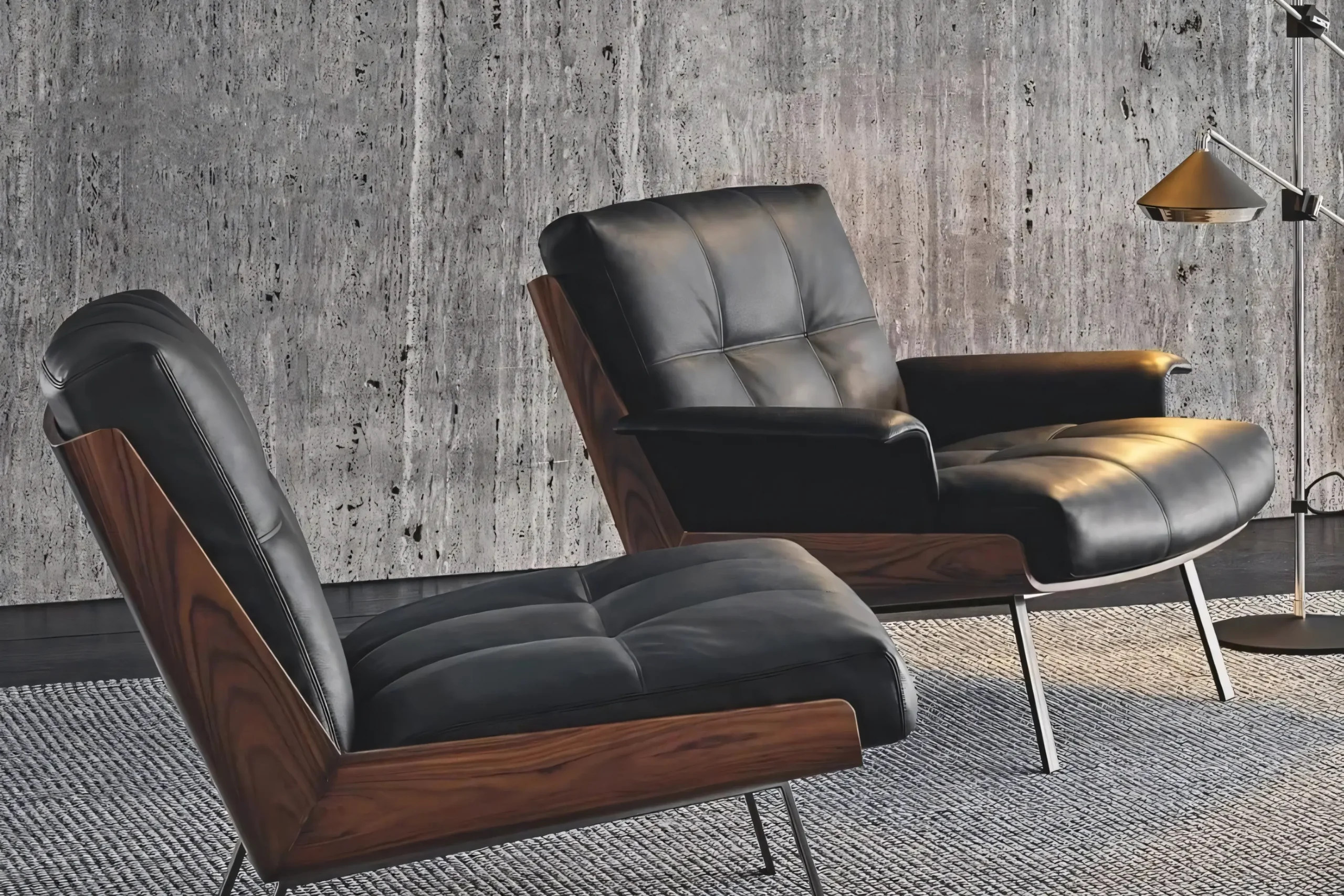 JS-L010 Luxury Daiki lounge chair (2-3)