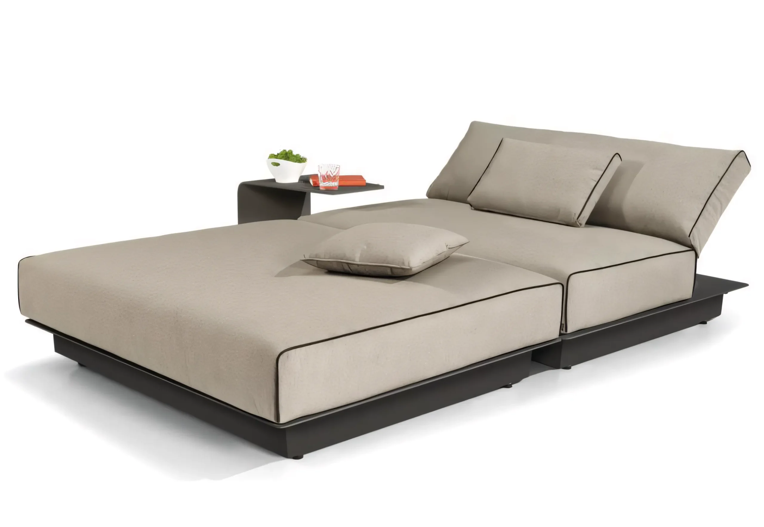 JS-ODL0224 Hot Selling Teak Wood Double Daybed (3)