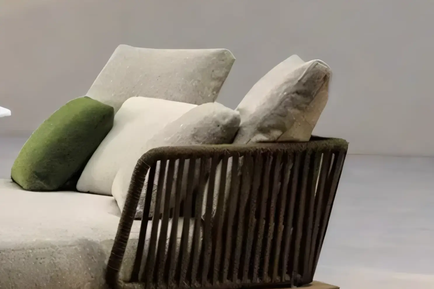 JS-ODL0254 Garden Furniture Wicker Sunbed Loungers (2-2)