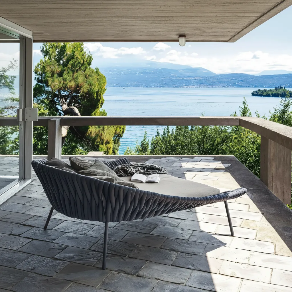 Luxury Italian Style Rope Garden Daybed - Image 3