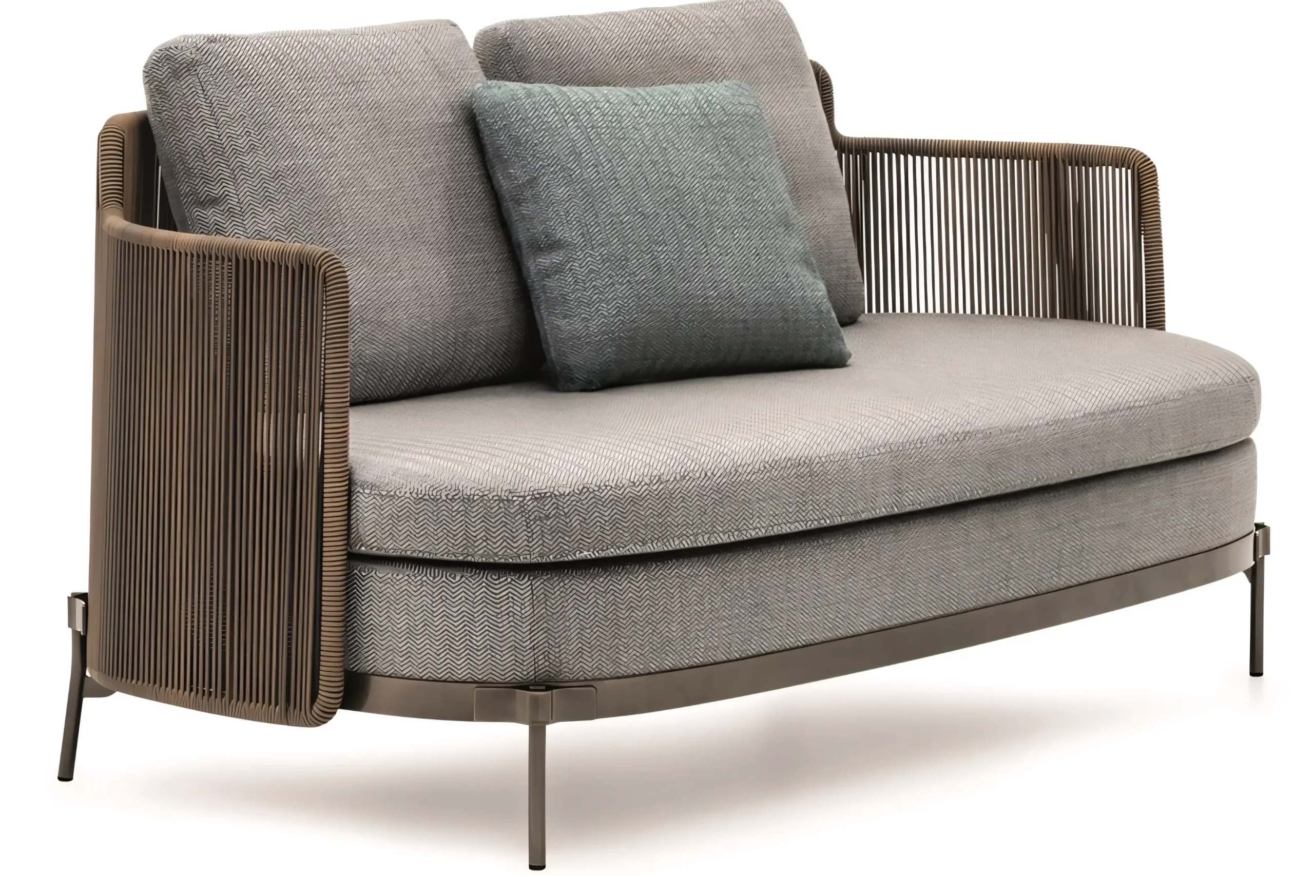 JS-OGS0082 Patio Wicker Sofa (2-1)