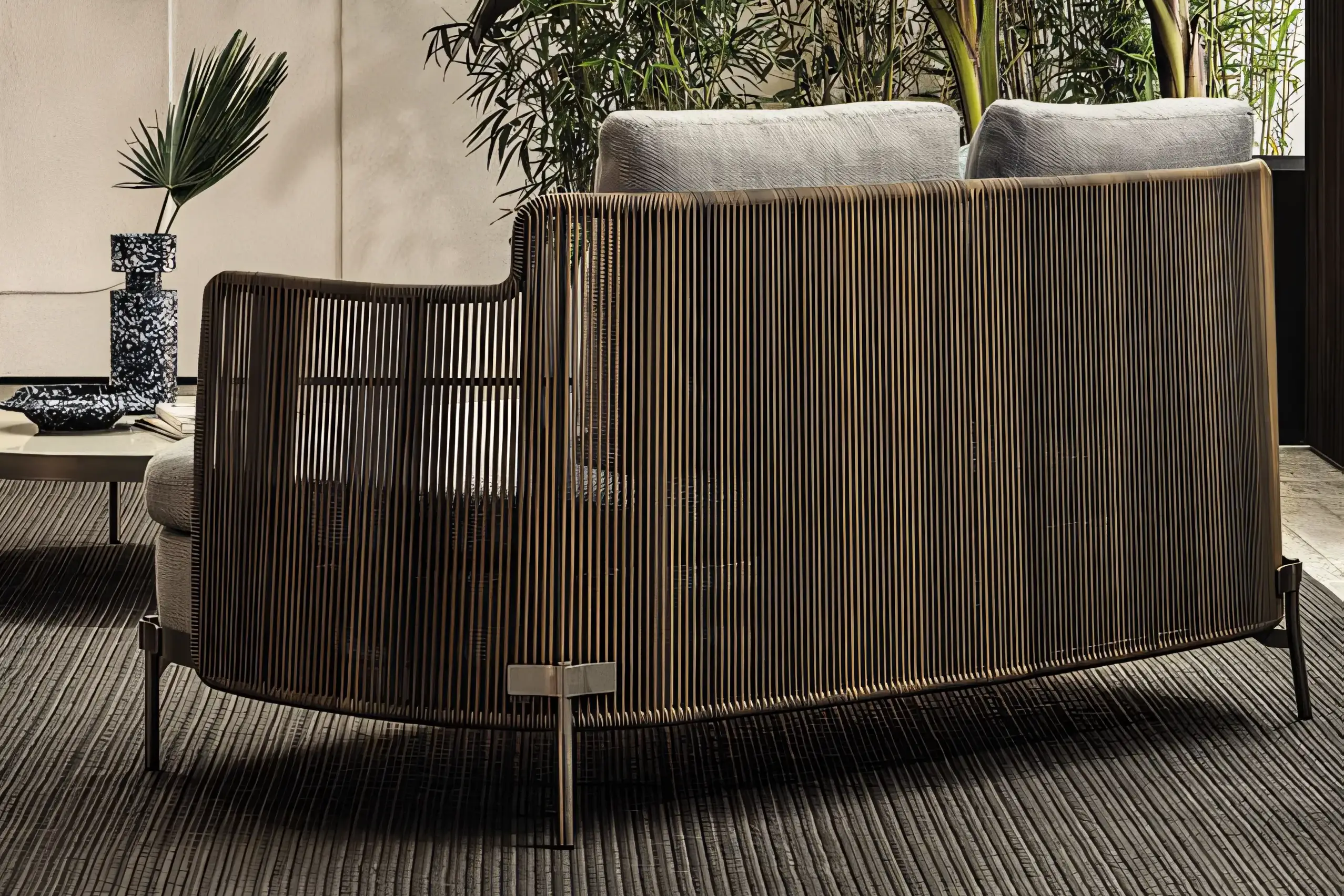 JS-OGS0082 Patio Wicker Sofa (2-2)