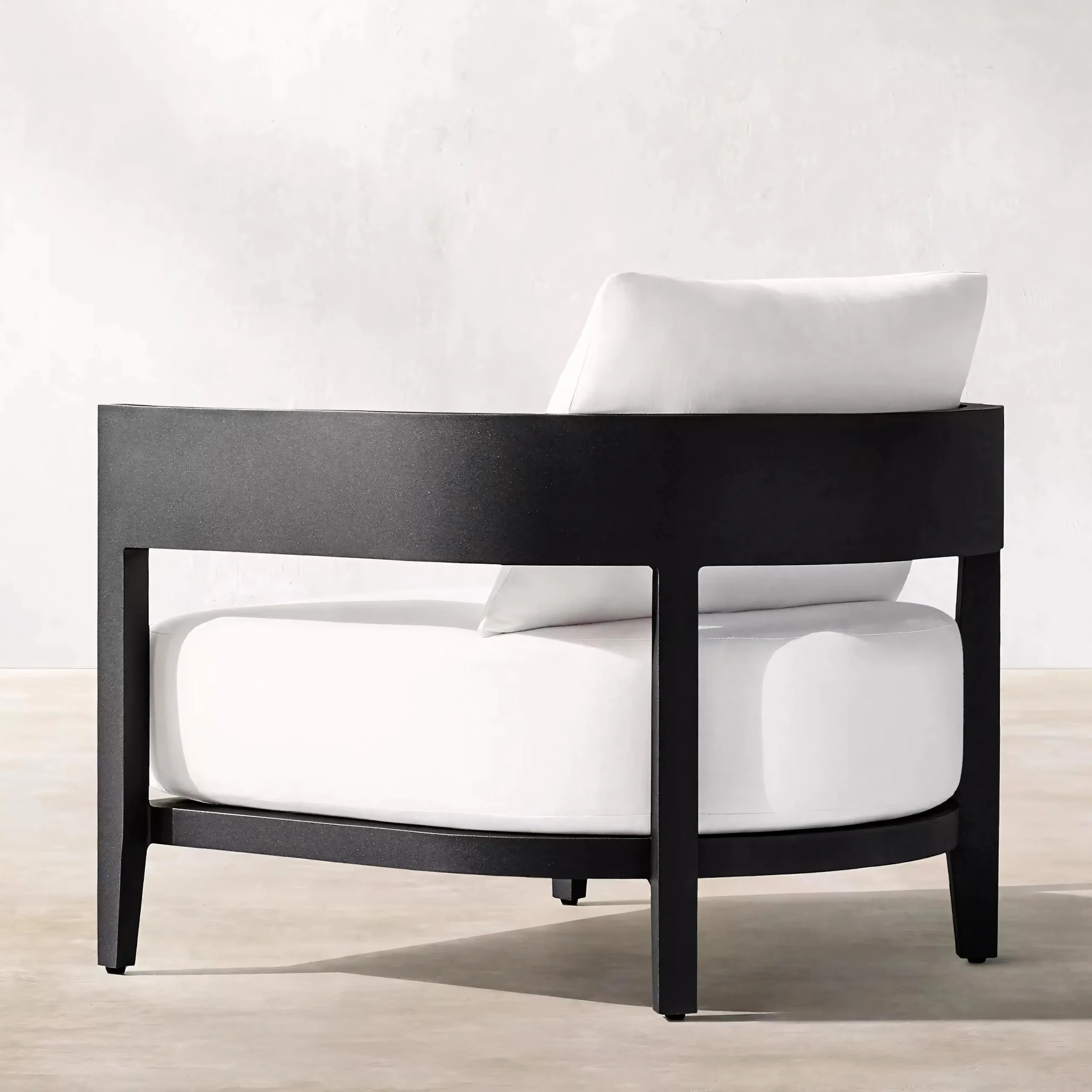 Modern Box-Frame Aluminum Outdoor Modular Sectional Sofa Set - Image 9