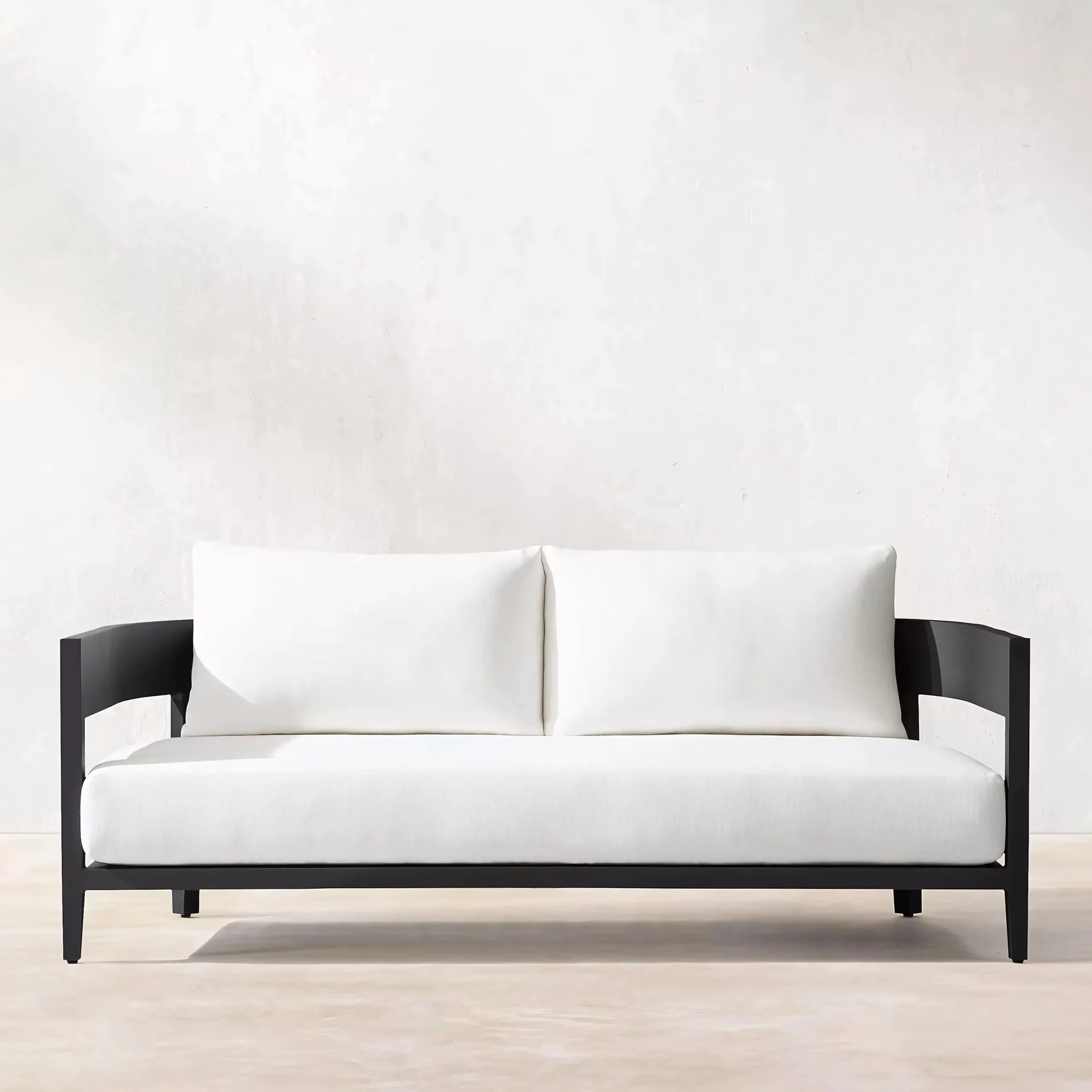 Modern Box-Frame Aluminum Outdoor Modular Sectional Sofa Set - Image 4