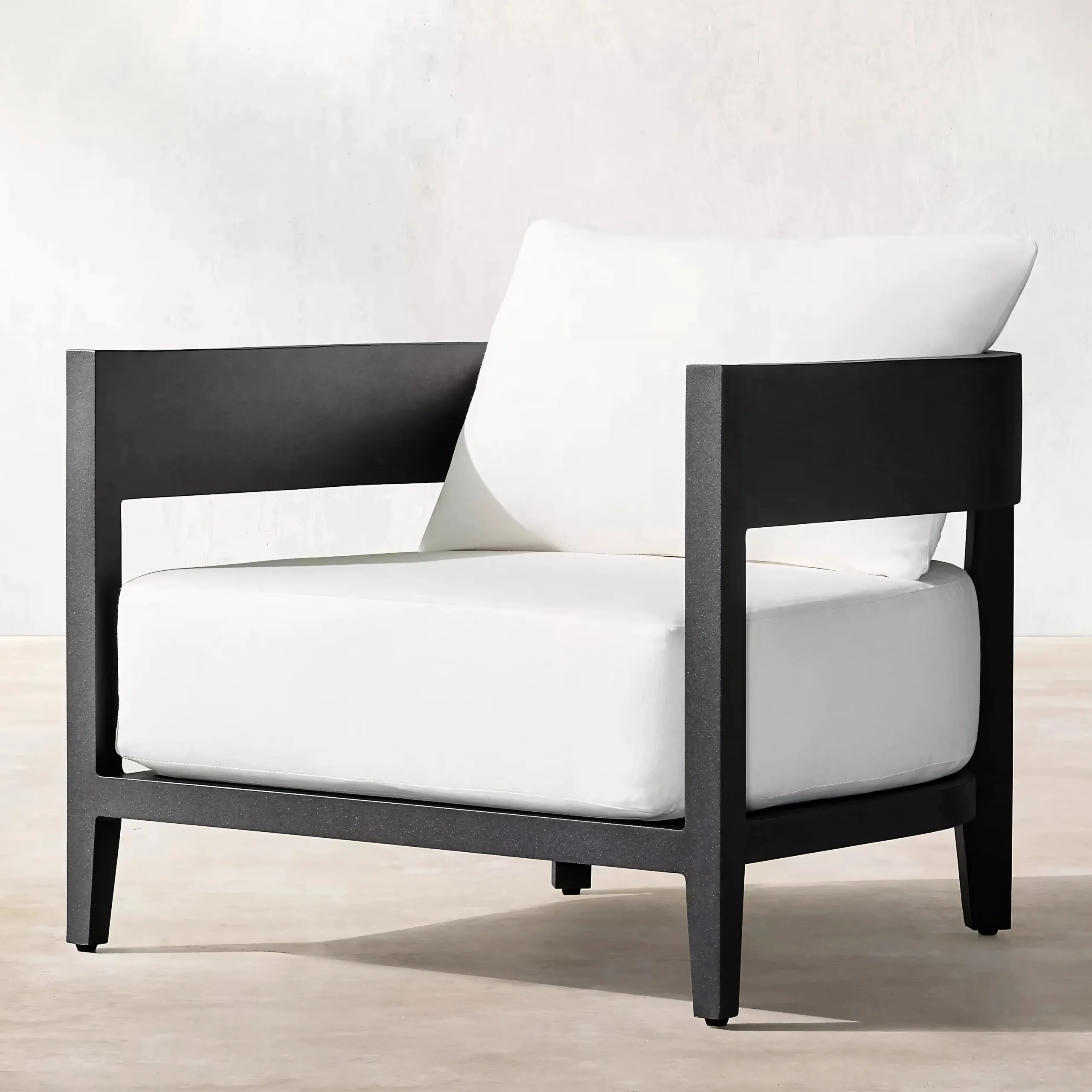 Modern Box-Frame Aluminum Outdoor Modular Sectional Sofa Set - Image 7