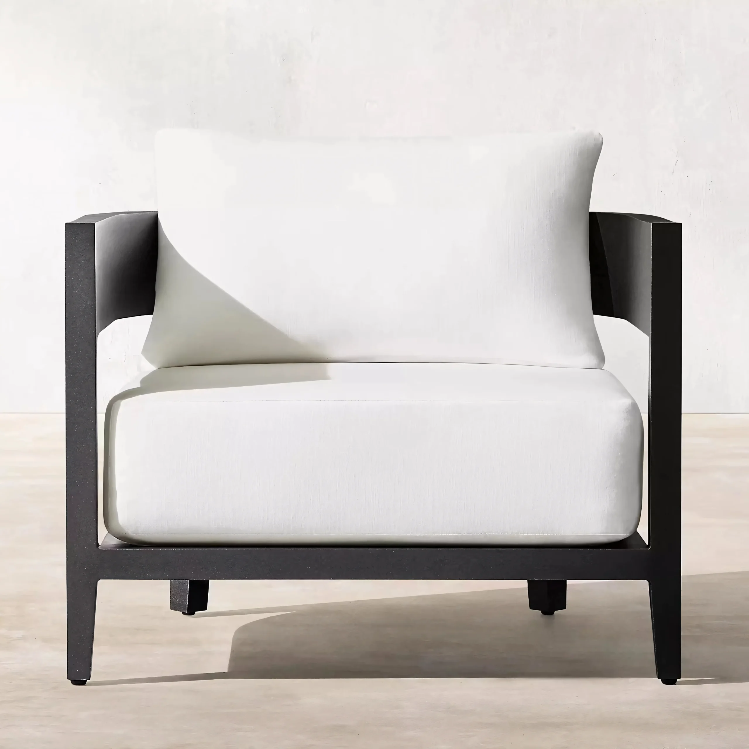 Modern Box-Frame Aluminum Outdoor Modular Sectional Sofa Set - Image 8