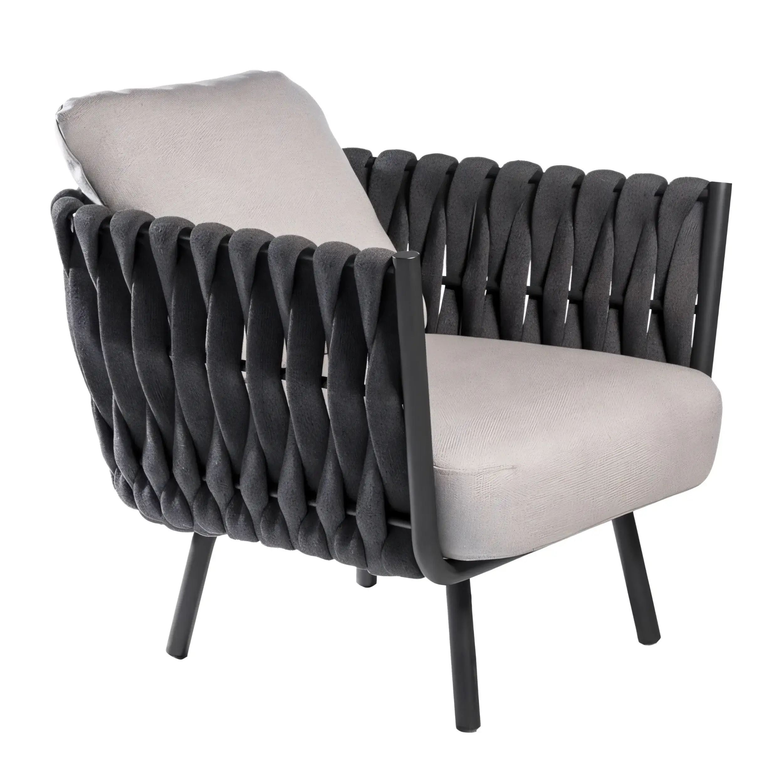 Luxury Italian Style Chunky Rope Garden Lounge Suite - Image 3