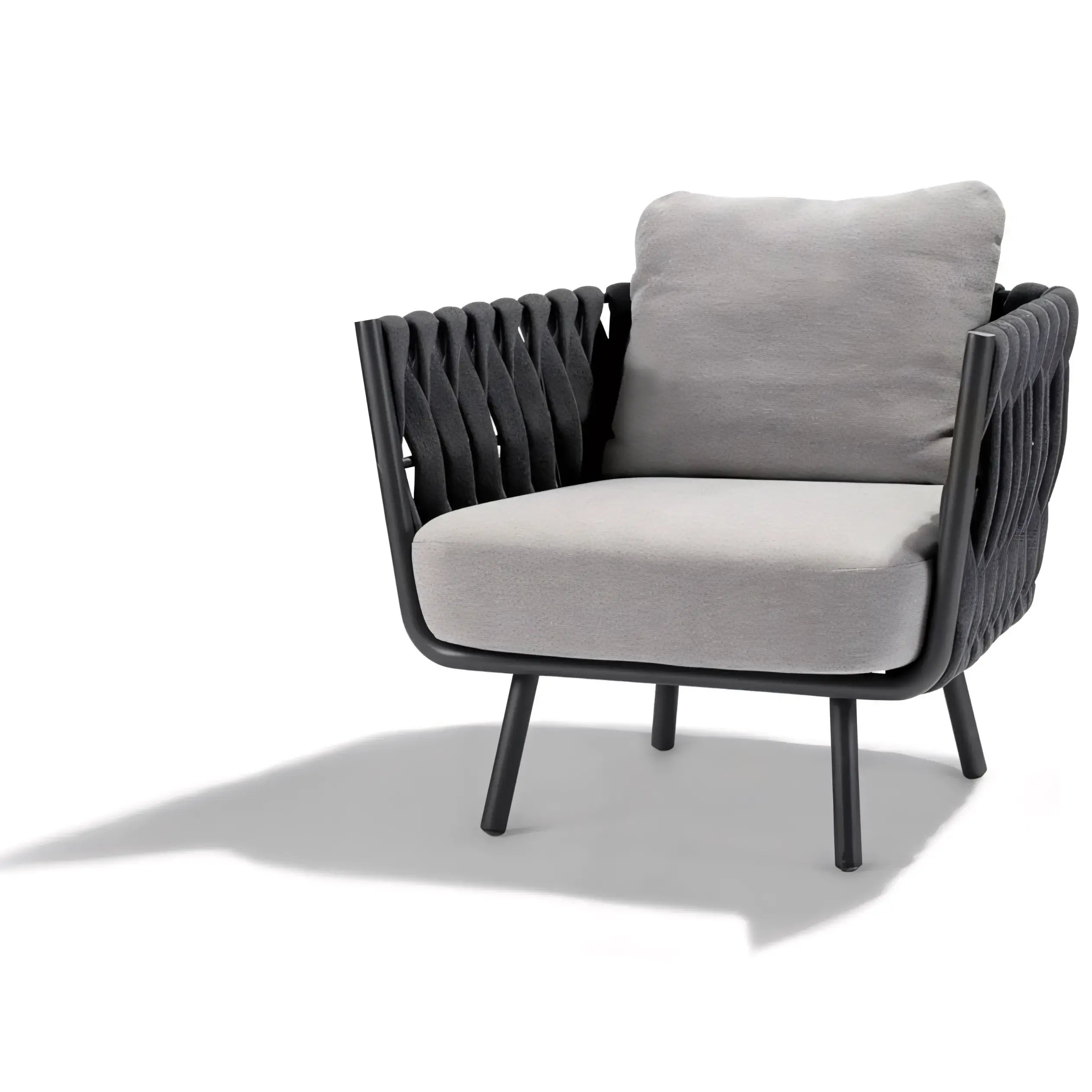 Luxury Italian Style Chunky Rope Garden Lounge Suite - Image 6