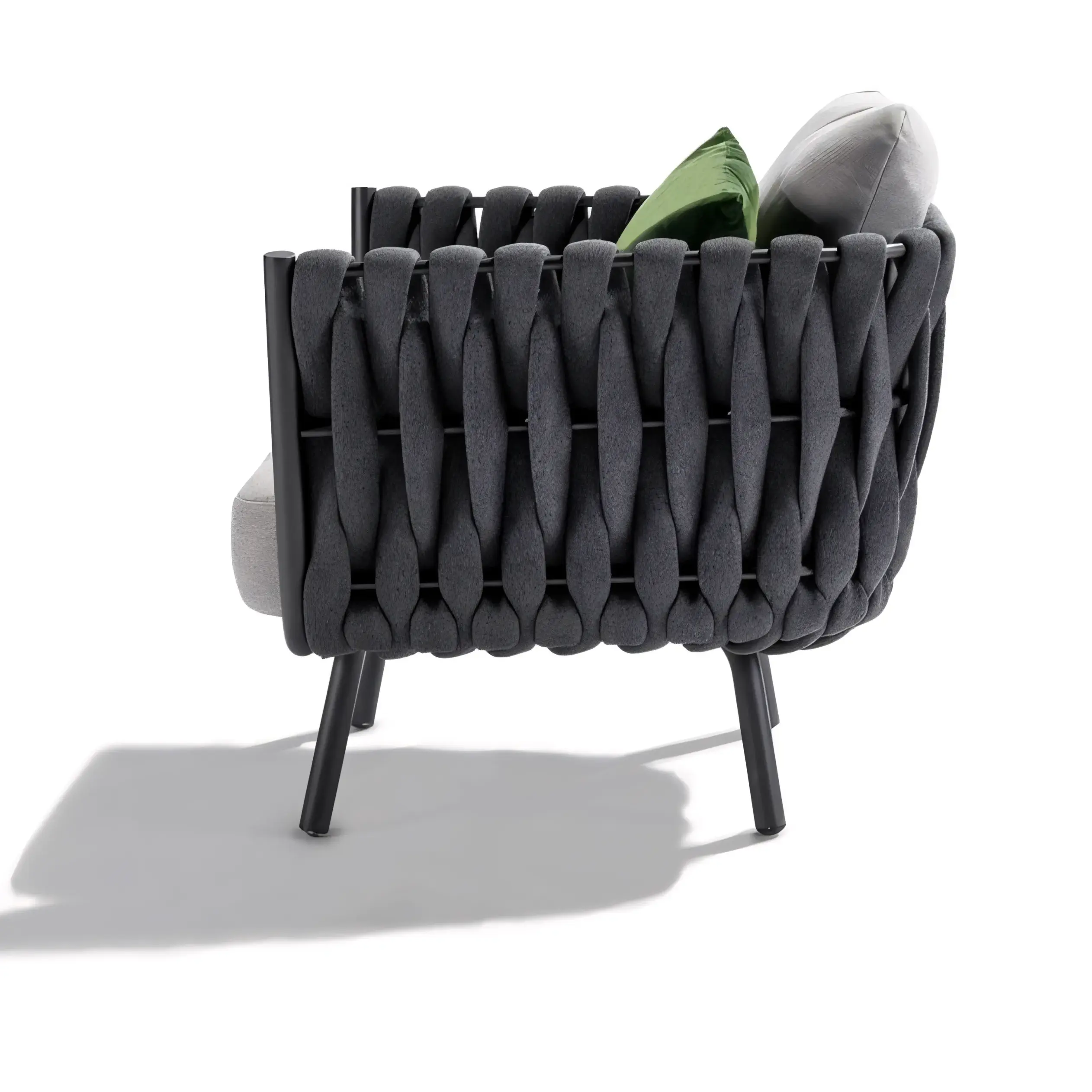 Luxury Italian Style Chunky Rope Garden Lounge Suite - Image 8