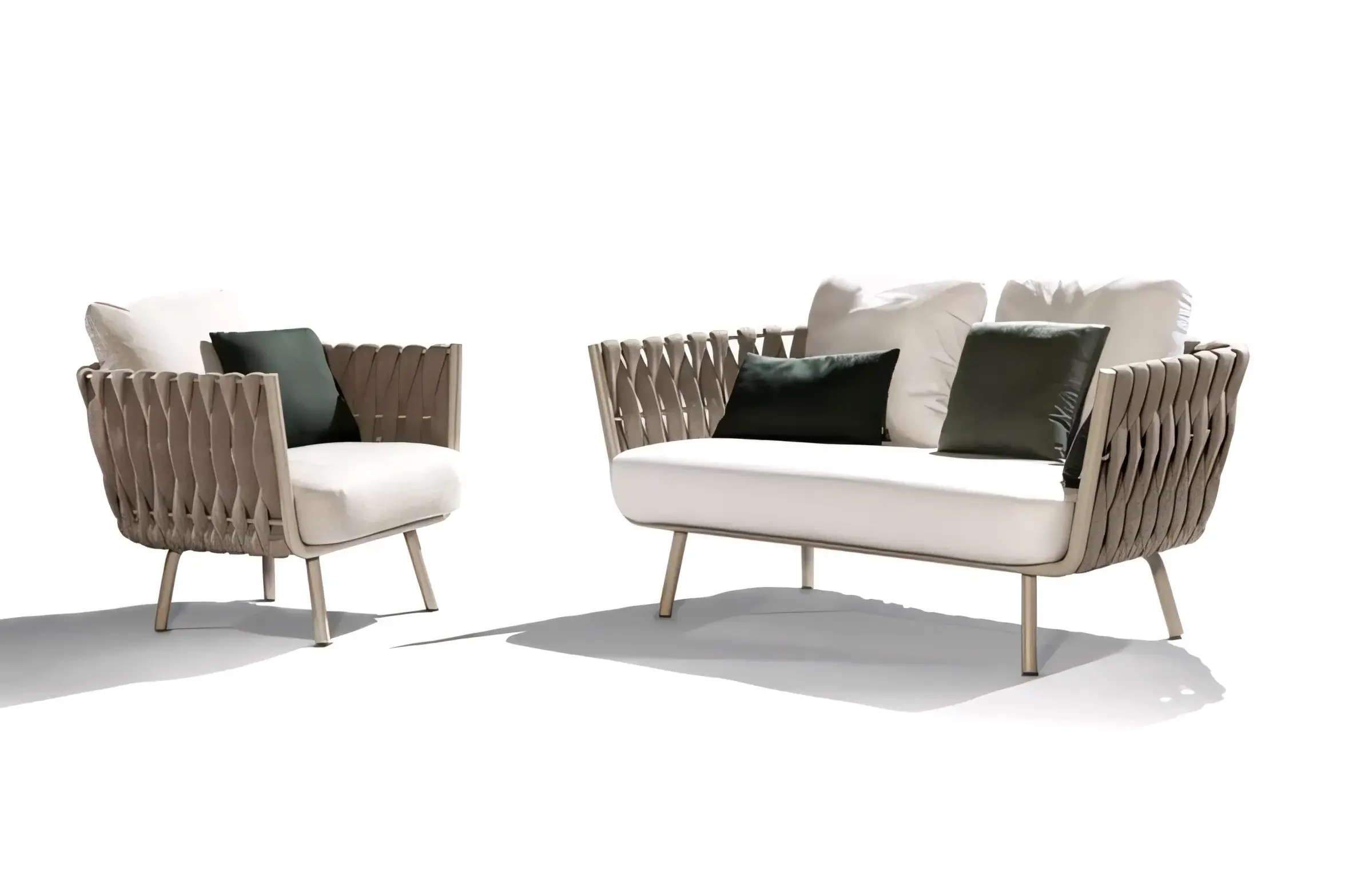 JS-OGS0221 Wholesale Waterproof Garden Sofa (2-3)