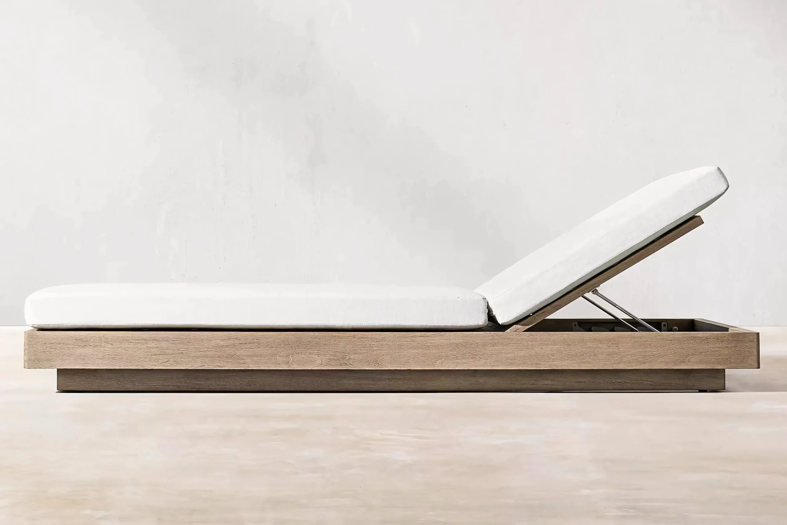 JS-OSL0064 Solid Wood Outdoor Lounge Chair (1-3)