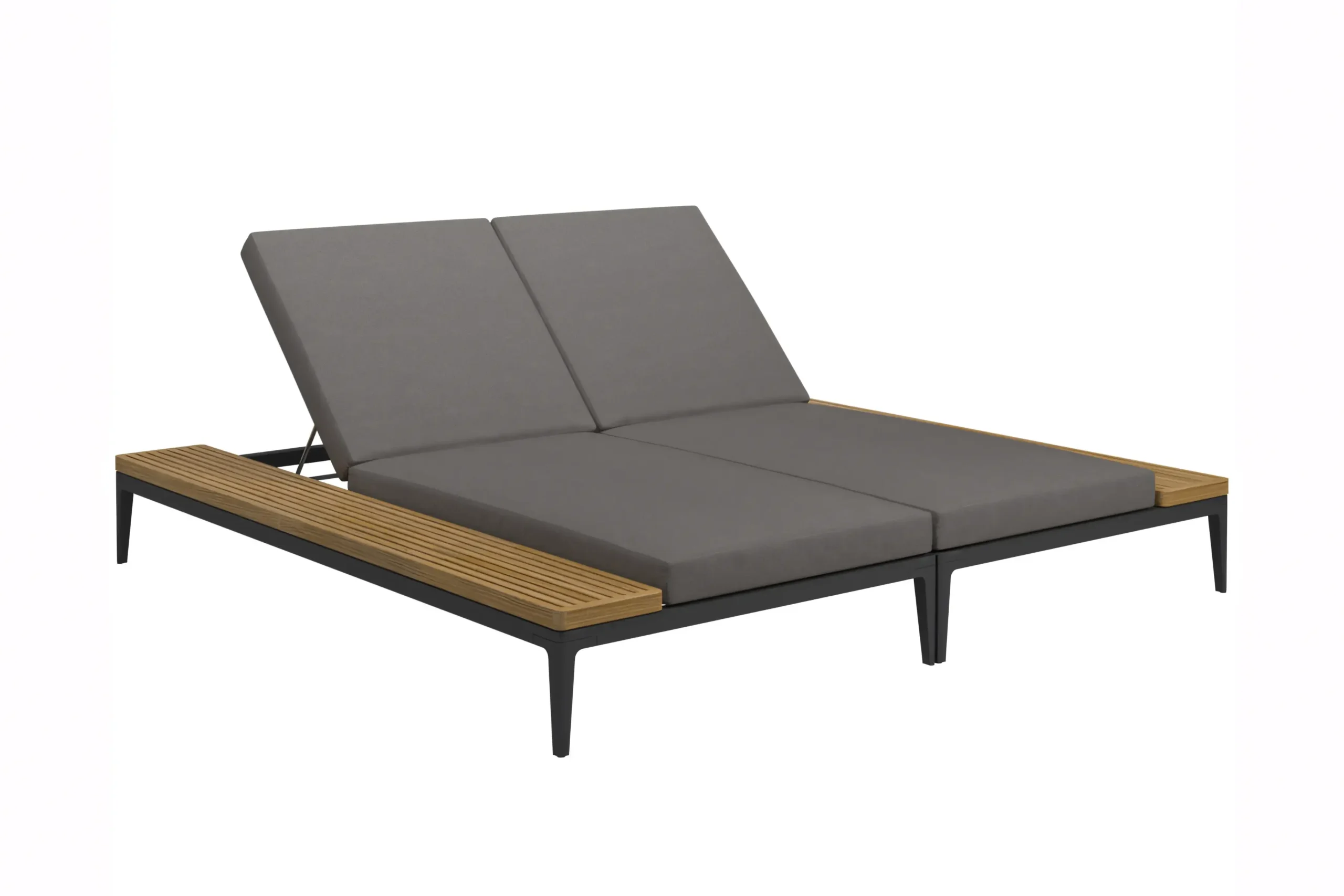 JS-OSL0218 Modern Outdoor Aluminum Sun Lounger (2-4)