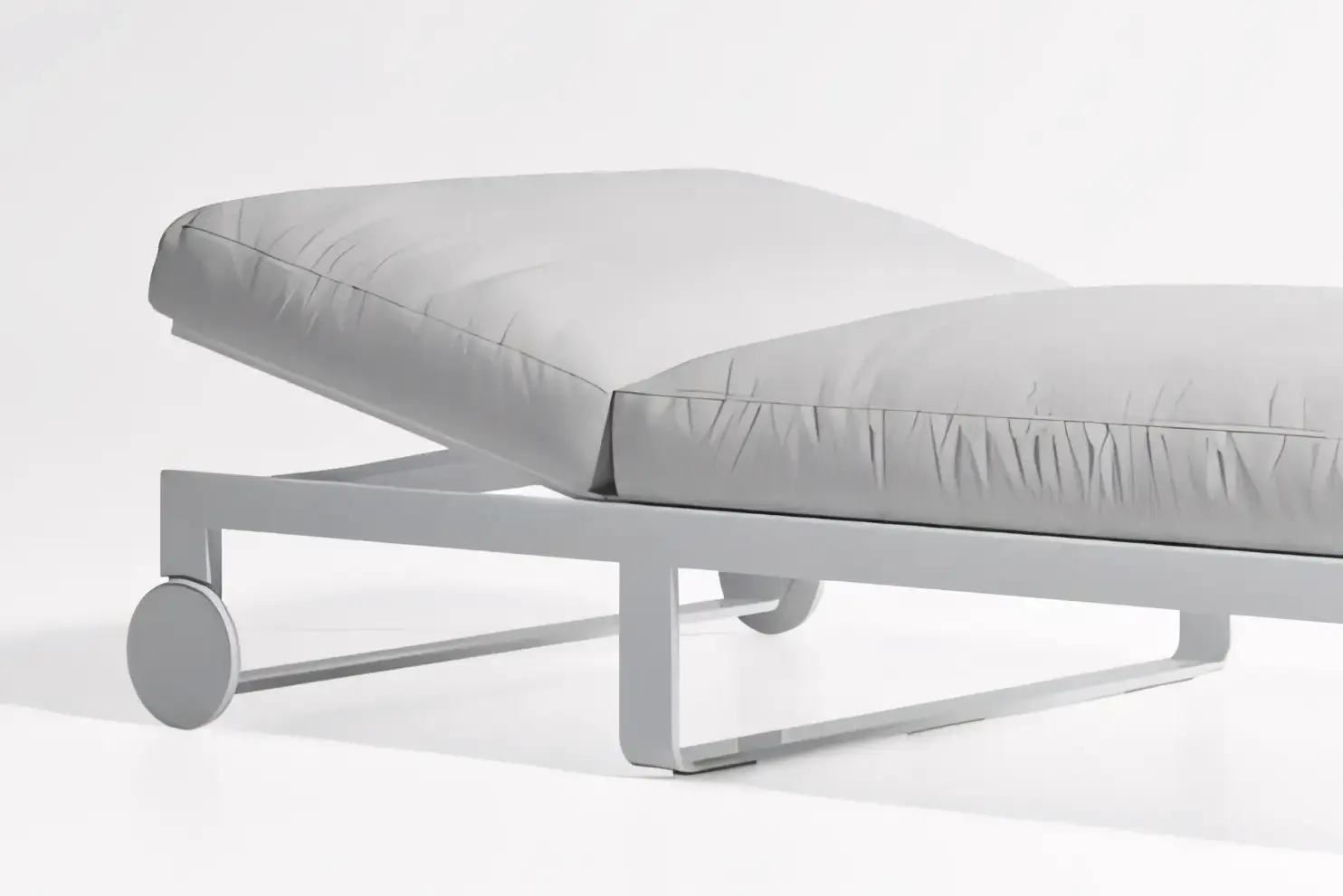 JS-OSL0493 All Weather Aluminum Leisure Sunbed (2-1)