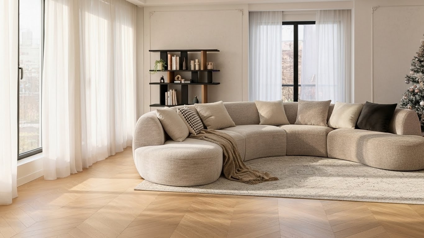 JS_S006 Modern Organic Living Room